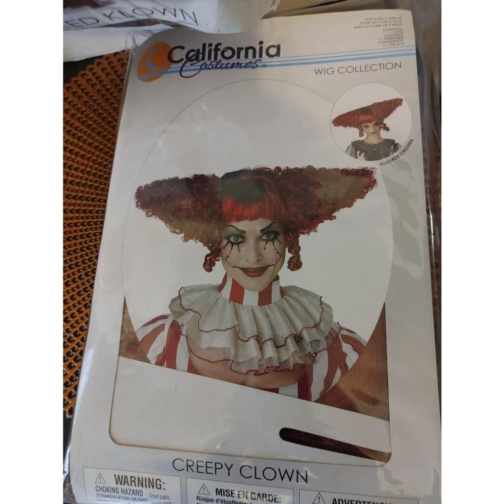 Striped Red and Black Clown Costume for Kids